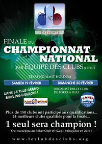 Championnat national individuel des clubs !