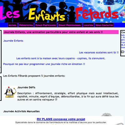 Enfants fetards avant