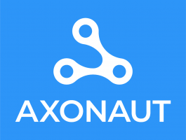 Logo axonaut fondbleu vertical 1